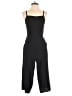 Old Navy 100% Rayon Solid Black Jumpsuit Size Med Petite - photo 1