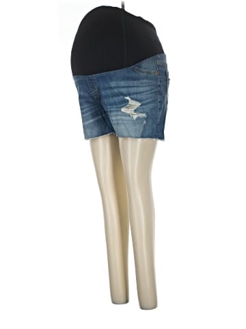 Isabel Maternity Denim Shorts (view 1)