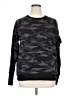 Athleta Camo Black Sweatshirt Size 1X - photo 1