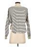 Hem & Thread Stripes Ivory Pullover Sweater Size S - photo 2