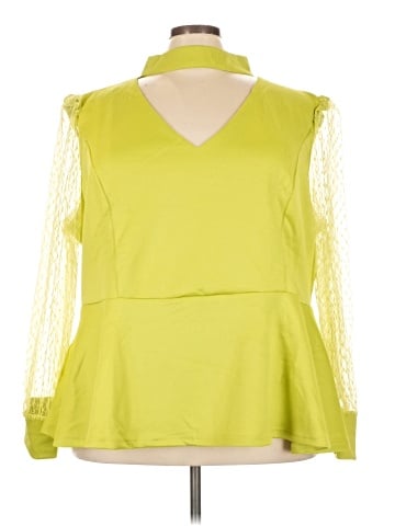 Ashley Stewart Long Sleeve Blouse (view 1)
