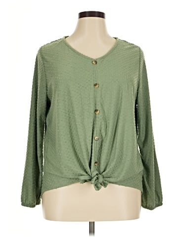 New York Laundry Long Sleeve Blouse (view 1)