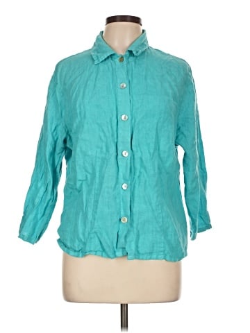 Heaven 3/4 Sleeve Button-Down Shirt (view 1)