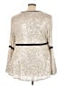 Venus Silver Long Sleeve Blouse Size 3X - photo 2