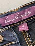 Gloria Vanderbilt Chevron-herringbone Blue Jeans Size 18 - photo 4