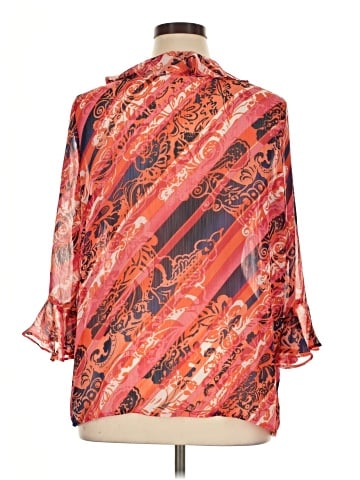 Jones New York Signature 3/4 Sleeve Blouse (view 2)