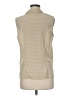 Notations Polka Dots Ivory Sleeveless Button-Down Shirt Size M - photo 2