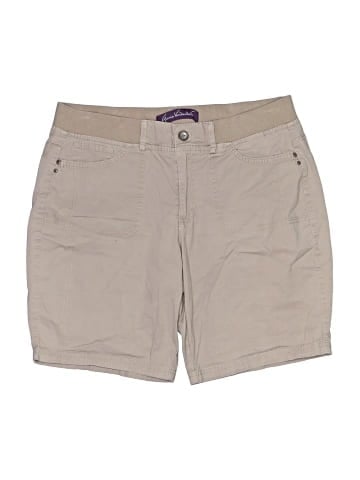 Gloria Vanderbilt Khaki Shorts (view 1)
