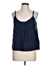 Posh Peanut Blue Sleeveless Blouse Size L - photo 1