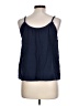 Posh Peanut Blue Sleeveless Blouse Size L - photo 2