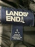 Lands' End 100% Nylon Solid Black Snow Jacket Size 10 - 12 - photo 3