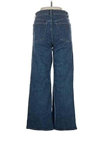 Madewell The Petite Wide-Leg Jean in Super Stretch Denim (view 2)