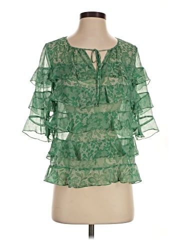 Rebecca Taylor Short Sleeve Blouse (view 1)