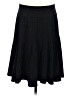 Apt. 9 Solid Black Casual Skirt Size S (petite) - photo 1