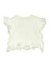 Zara Ivory Short Sleeve Top Size 5 - photo 1