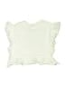 Zara Ivory Short Sleeve Top Size 5 - photo 2