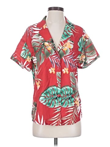 Allegra K Short Sleeve Blouse (view 1)