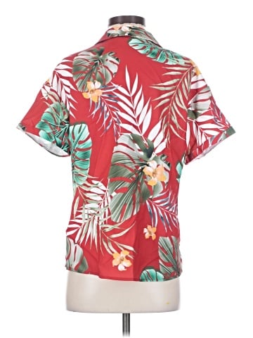 Allegra K Short Sleeve Blouse (view 2)