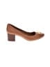 Tory Burch 100% Leather Brown Heels Size 10 - photo 1