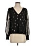 1.State 100% Polyester Black Long Sleeve Blouse Size XS - photo 1