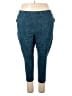 Torrid Animal Print Blue Active Pants Size 5X Plus (6) - photo 1