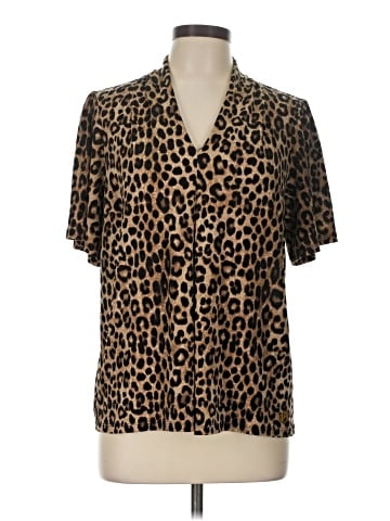 MICHAEL Michael Kors Short Sleeve Blouse (view 1)
