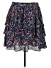 J.Crew 100% Polyester Floral Blue Casual Skirt Size 6 - photo 1