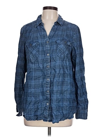 Style&Co Long Sleeve Button-Down Shirt (view 1)