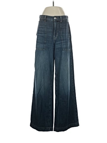 Madewell Superwide-Leg Utility Jeans in Lindewood Wash: Airy Denim Edition (view 1)