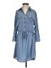 Bebop 100% Polyester Blue Casual Dress Size S - photo 1