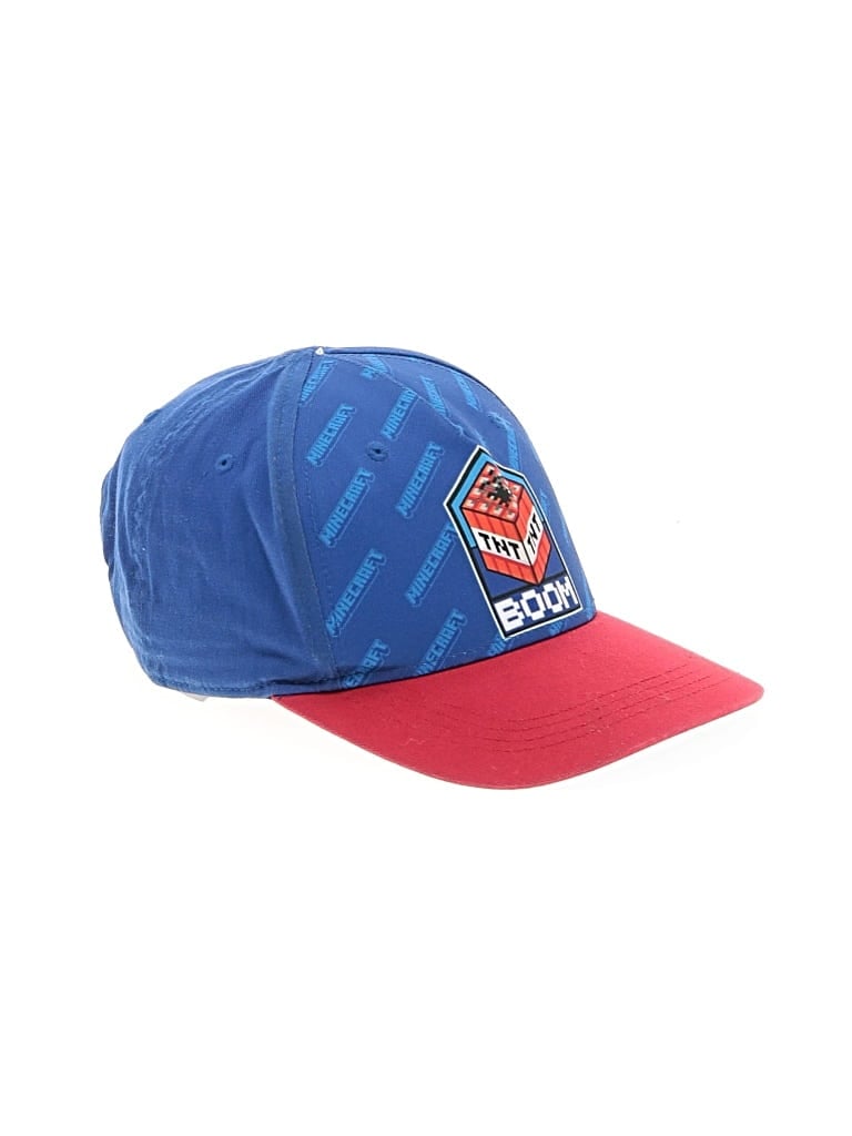 Pre-owned Minecraft Kids' Baseball Cap In Blue