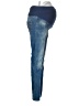 Next Maternity Blue Jeans Size 8 Maternity - photo 4