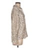 Zara Metallic Silver Long Sleeve Blouse Size M - photo 4