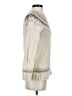 L.L.Bean 100% Lambswool Chevron-herringbone Ivory Wool Pullover Sweater Size S - photo 4