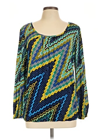Style&Co Long Sleeve Blouse (view 1)