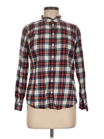 J.Crew Factory Store Long Sleeve Button-Down Shirt (view 1)