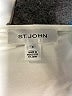 St. John 100% Lyocell White 3/4 Sleeve Top Size S - photo 7