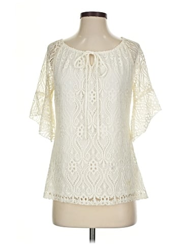 Brittany Black Short Sleeve Blouse (view 1)