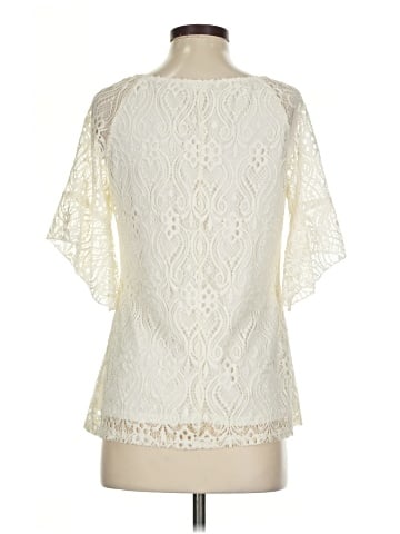 Brittany Black Short Sleeve Blouse (view 2)