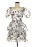Francesca's Silver Cocktail Dress Size M - photo 1