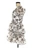 Francesca's Silver Cocktail Dress Size M - photo 5