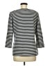 Talbots Stripes Ivory 3/4 Sleeve Top Size M - photo 2