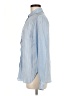 J.Crew 100% Viscose Stripes Blue Long Sleeve Button-Down Shirt Size 6 - photo 5