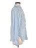 J.Crew 100% Viscose Stripes Blue Long Sleeve Button-Down Shirt Size 6 - photo 4