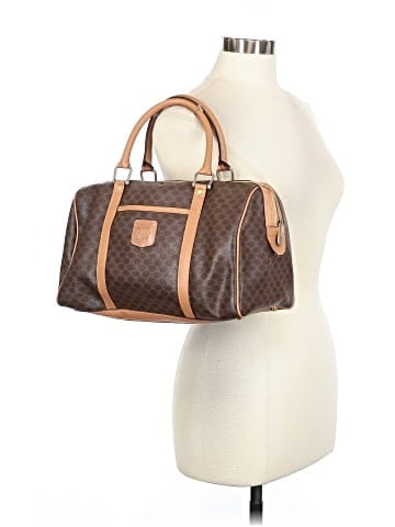 Céline Vintage Canvas Boston Bag (view 2)
