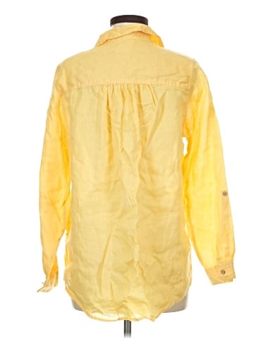 Sigrid Olsen 3/4 Sleeve Button-Down Shirt (view 2)