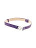 Another Line Purple Leather Belt Size S - photo 1