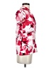 DKNY Floral Red Short Sleeve Blouse Size XS - photo 4