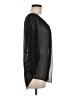 Bisou Bisou 100% Polyester Black 3/4 Sleeve Blouse Size M - photo 4