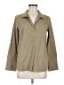 Talbots Tan Long Sleeve Button-Down Shirt Size 8 - photo 1